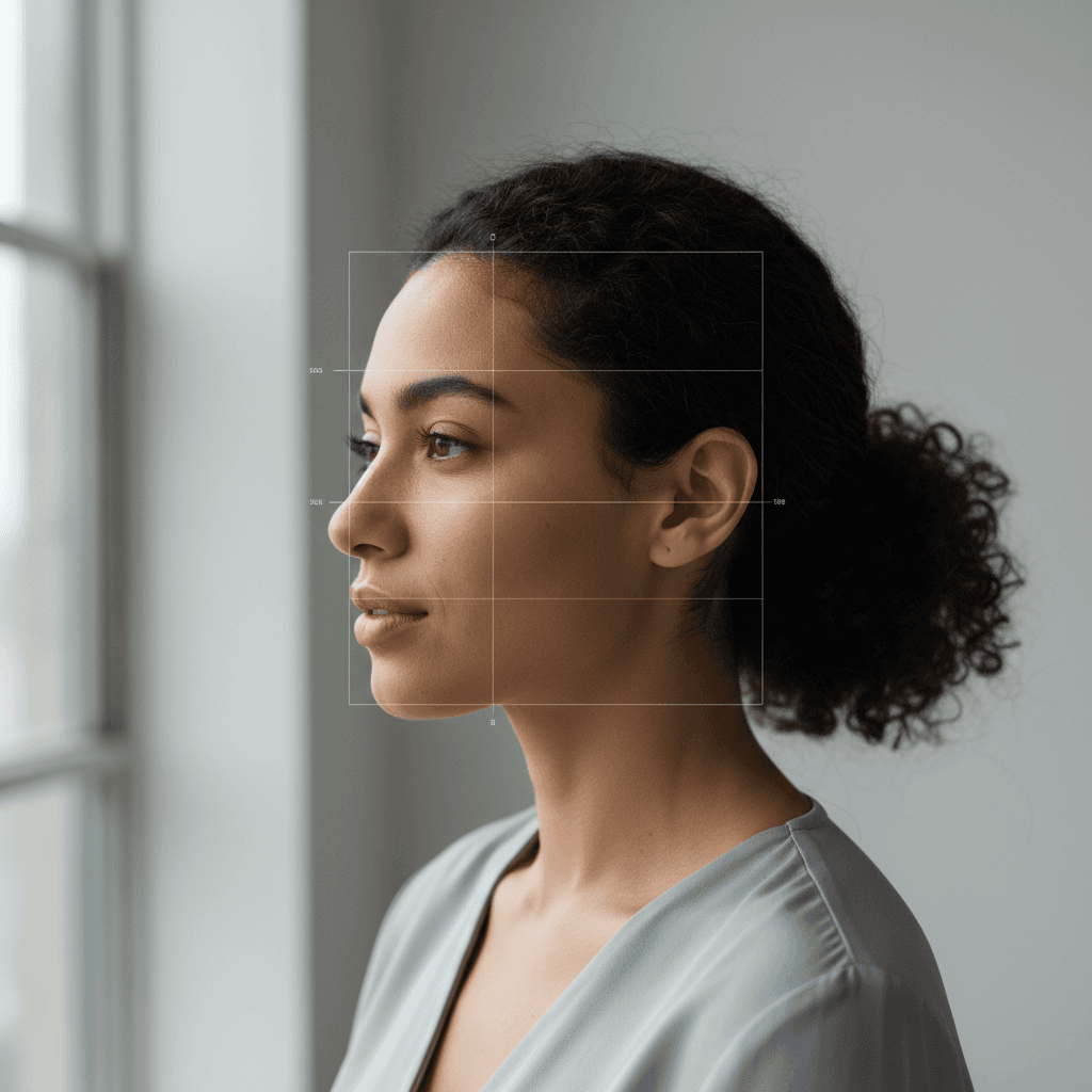 Bariatric patient showing facial transformation and weight loss definition